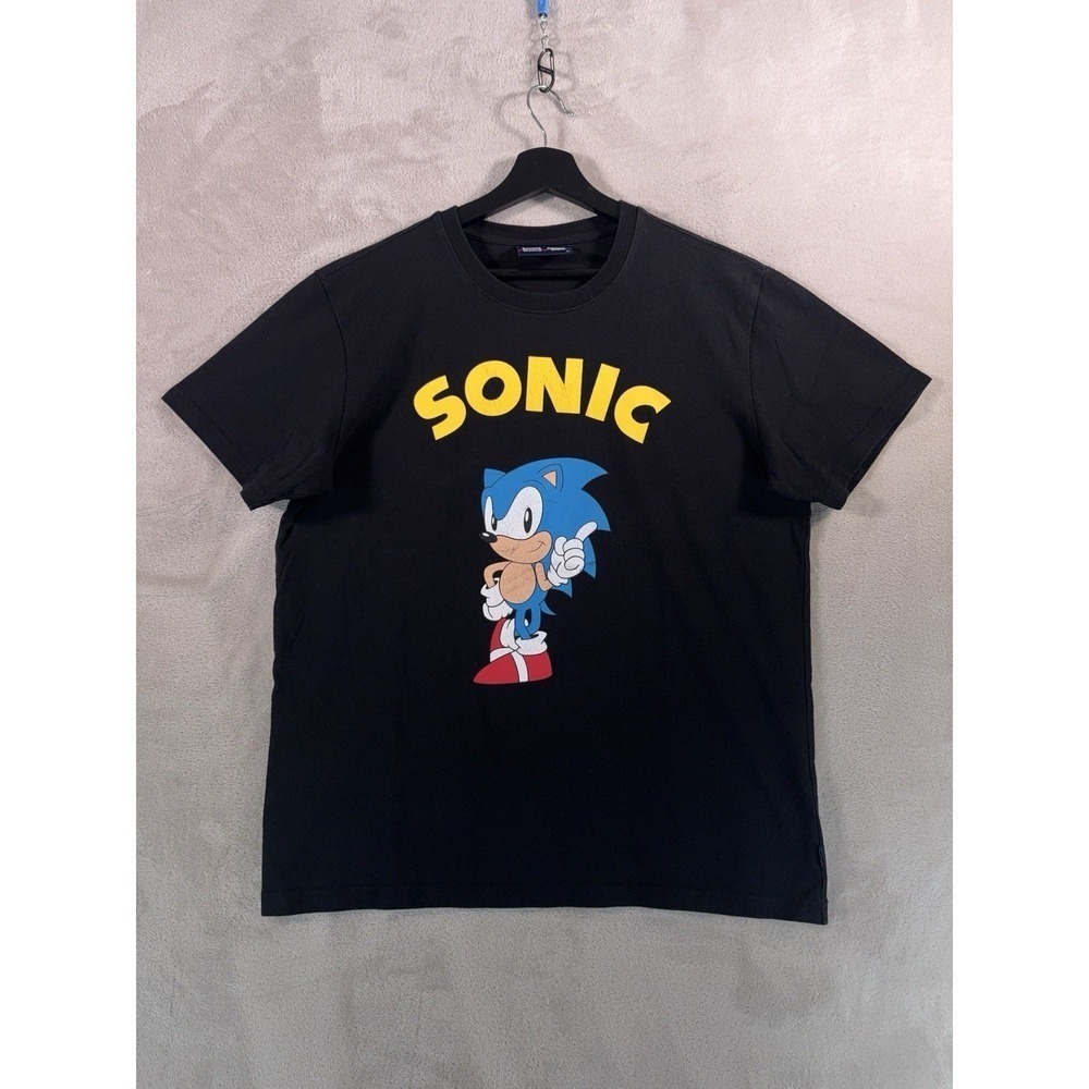 Rowing Blazers x Sonic T Shirt Mens Size Medium Black The Hedgehog Retro